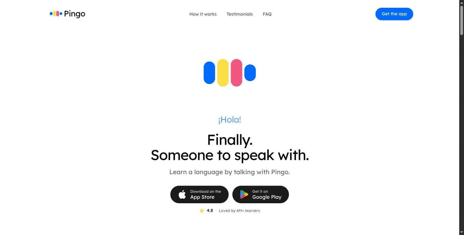 Pingo AI interface