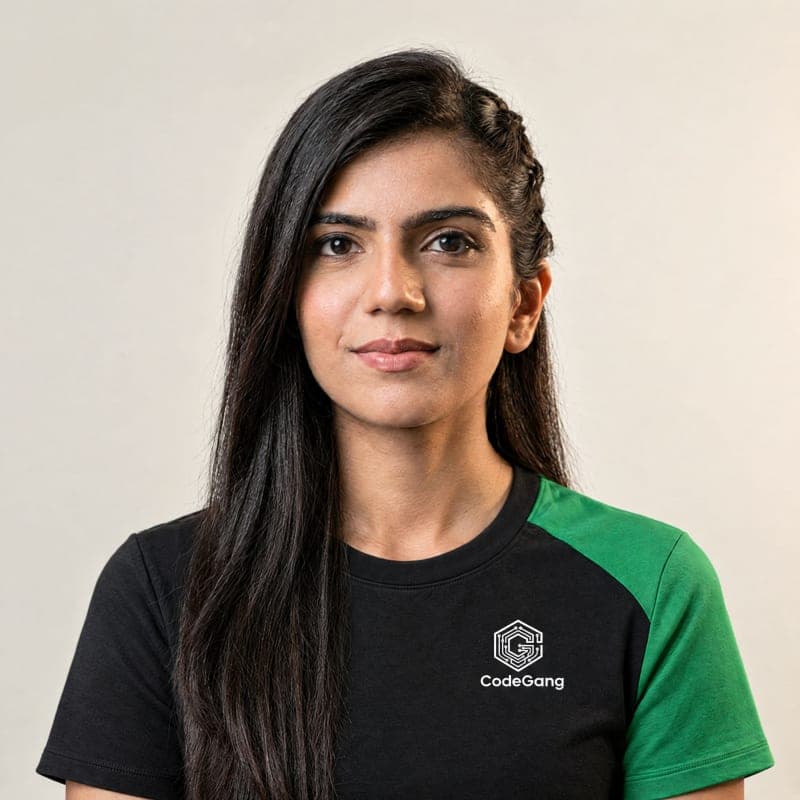 Nishika Jha, Head of Design at CodeGang